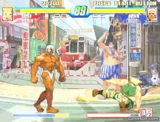 Capcom Fighting Jam - Karin et Guile