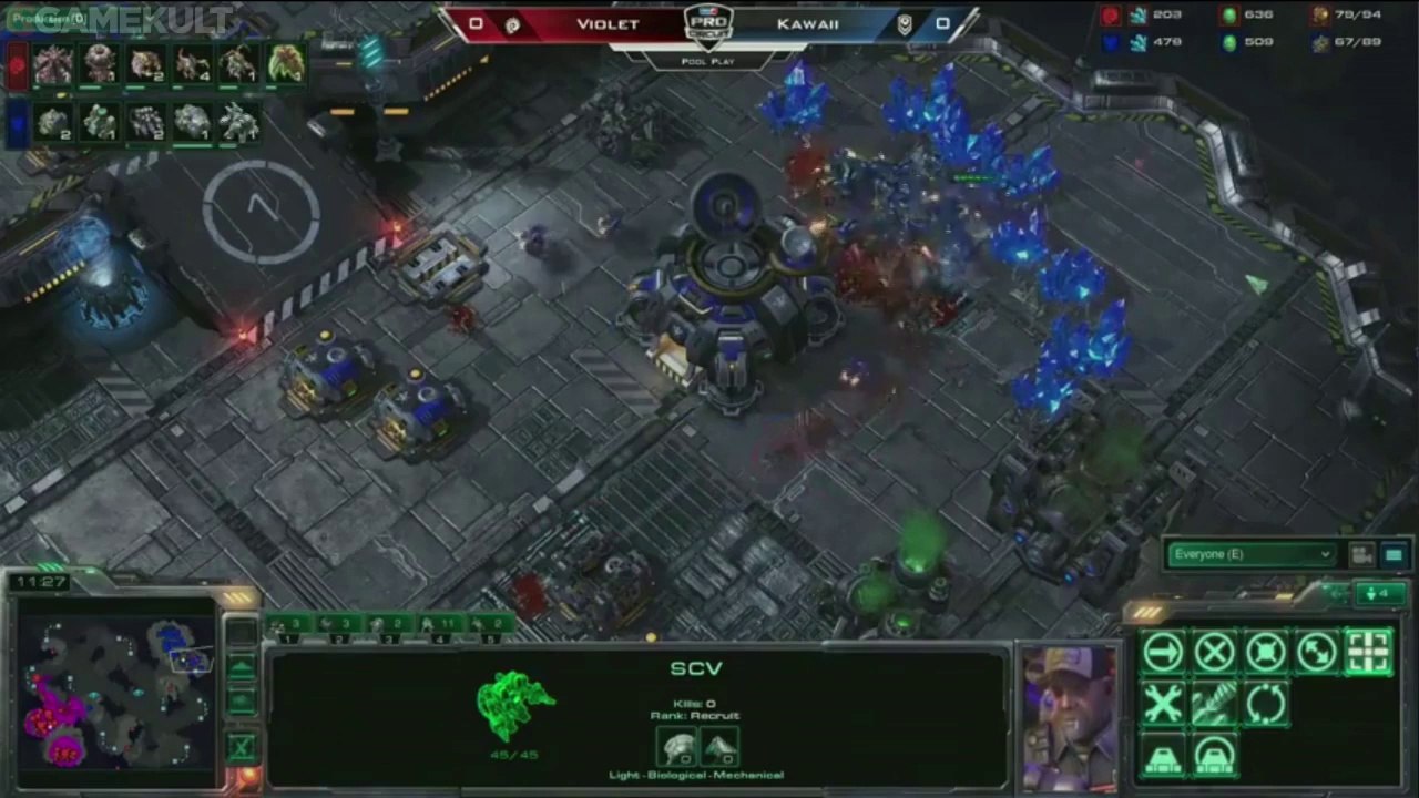 StarCraft II : Wings of Liberty - [MLG 2012] Violet vs Kawaii #1