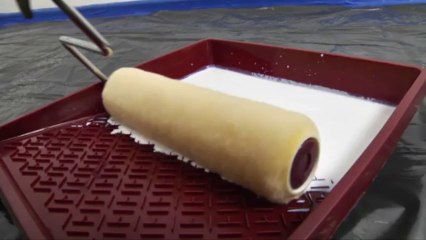 Malowanie płyt gipsowo-kartonowych - Śnieżka Satynowa