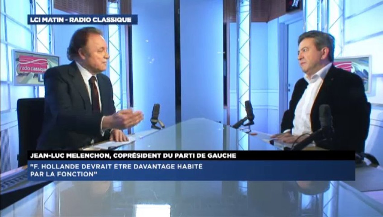 Jean-Luc Mélenchon, invité politique de Guillaume Durand avec LCI