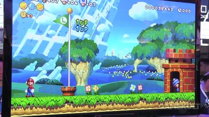 New Super Mario Bros. U - Screener E3 2012 #2 : high five