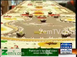 Multan People prepare 5000 pound cake on Eid Melad ul Nabi