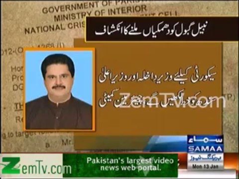 Nabeel Gabhol also recieved Life Threats