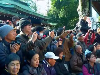 Японцы очищают души ледяной водой