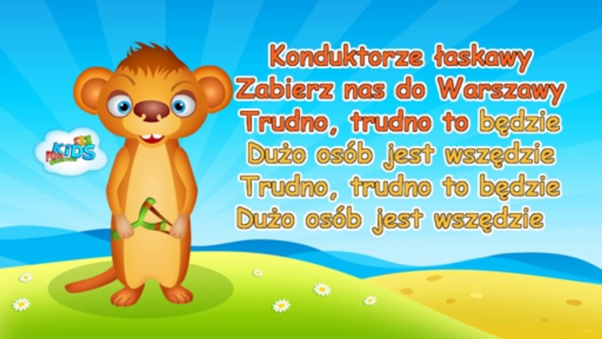 Piosenki dla Dzieci - Jedzie Pociąg z Daleka + tekst - karaoke - video  Dailymotion