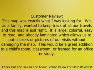 US Rolled Map (M Series World Wall Maps) Review