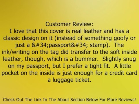 Antique Map Italian Leather Printed Passport Holder Case Review