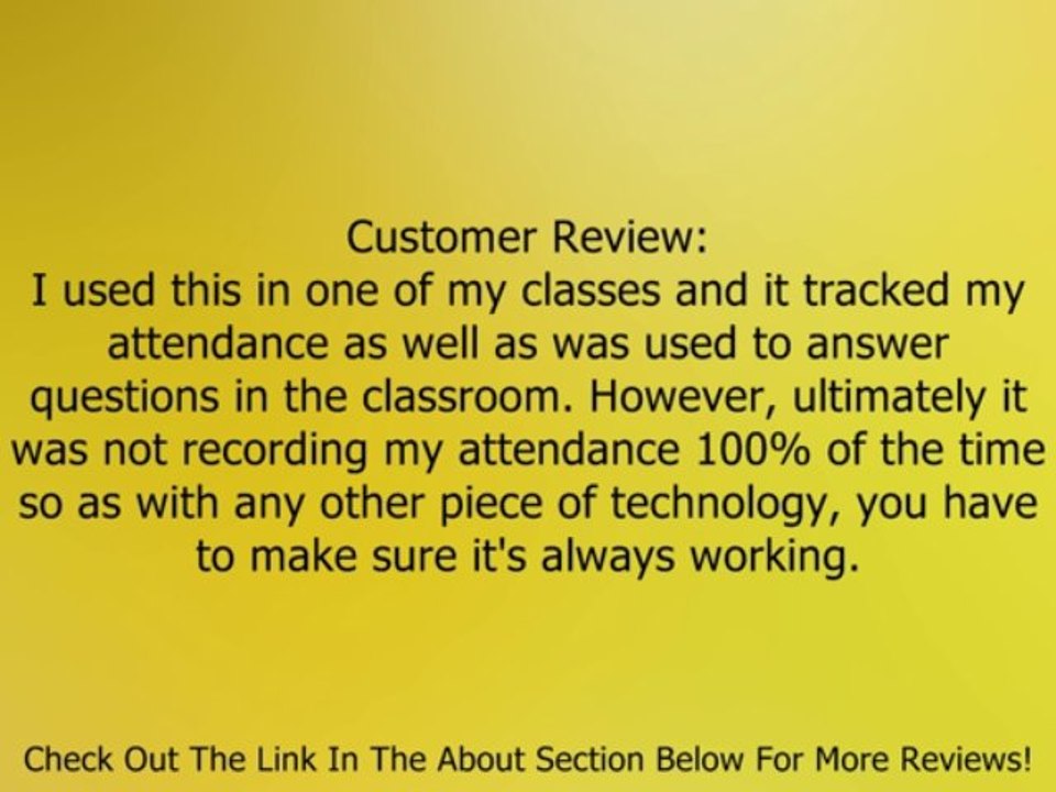 i>clicker student remote (Gen1): Radio Frequency Classroom Response System Review