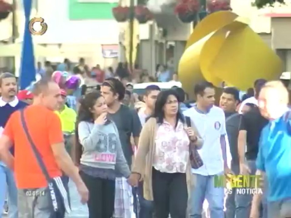 Pintor en el Boulevard de Sabana Grande: "La pintura para mi es un pasatiempo"