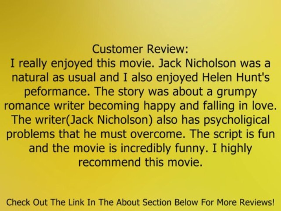 As Good As It Gets Review