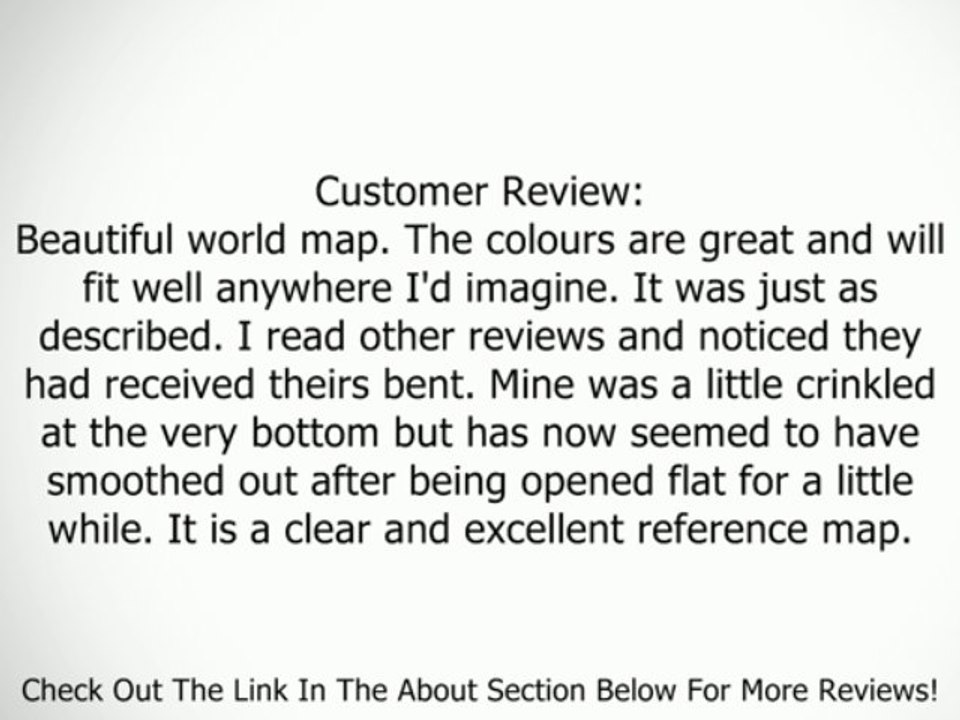 World Decorator Wall Map Laminated (Reference - World) Review