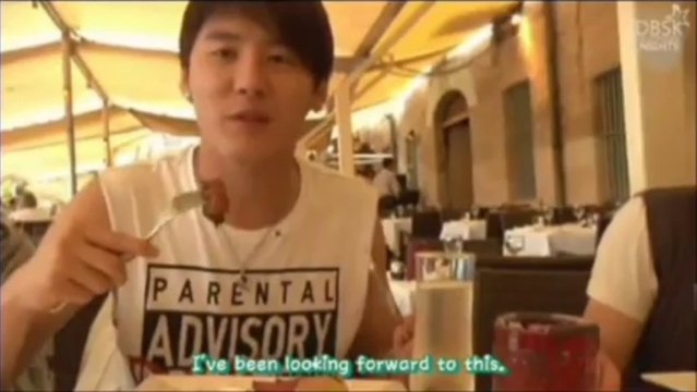 JYJ - Kim Junsu / Xiah and Eat ^^