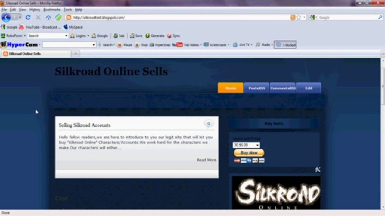 GameTag.com - Buy Sell Accounts - Silkroad Online selling accounts(1)
