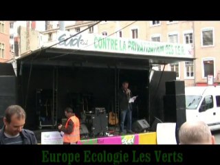 Rassemblement SUD-Rail gare St Paul septembre 2012