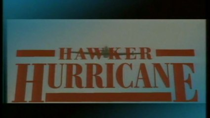 2e Guerre Mondiale - Le chasseur Hawker Hurricane.
