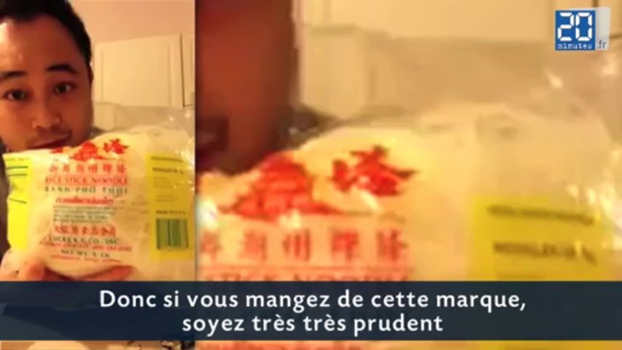 Il découvre du plastique dans ses nouilles et réalise une vidéo [VOSTFR]