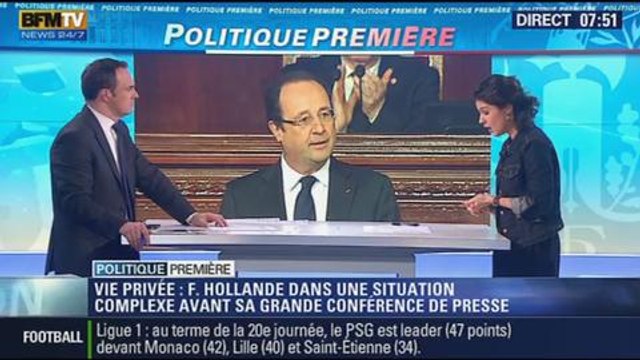 Politique Première: Vie privée: situation complexe pour François Hollande - 13/01
