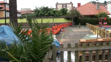 Candás: Obras en el parque del Maestro Antuña