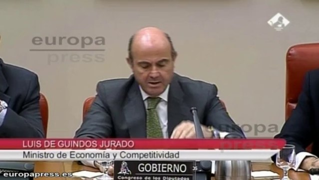 Guindos avanza que el PIB creció un 0,3% en el cuarto trimestre