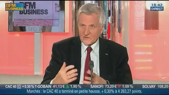 Jean-Claude Trichet et Jacques Attali, dans Le Grand Journal - 13/01 3/4