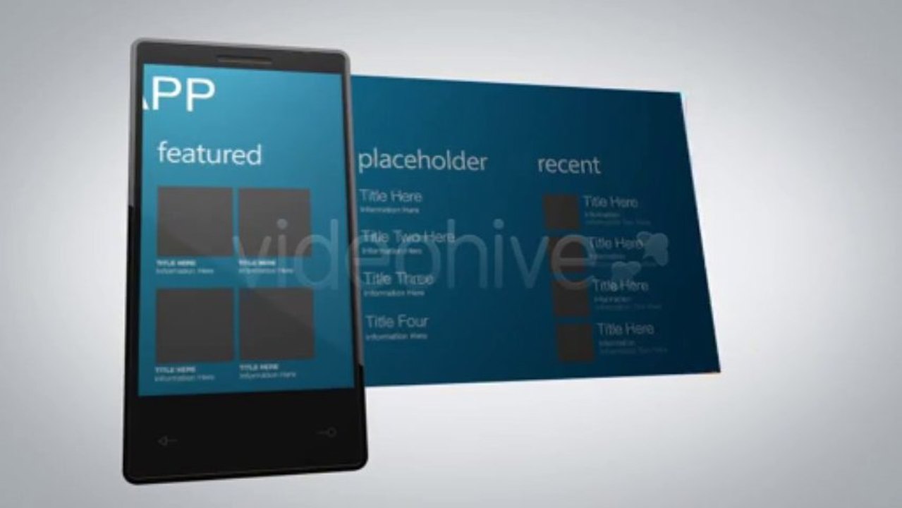 Windows Phone App Promotion - After Effects Template