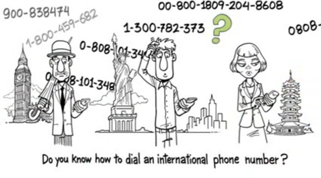 International Phone Numbers Made Easy provided by TollFreeForwarding.com