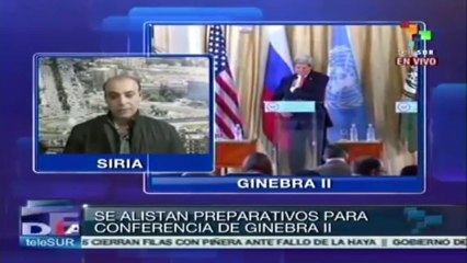 Se alistan preparativos para Ginebra II, Siria espera llegue la paz