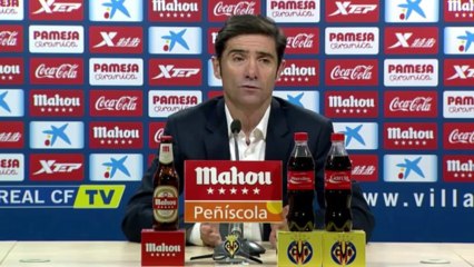 Marcelino: ''Es uno de los mejores partidos del Villareal''