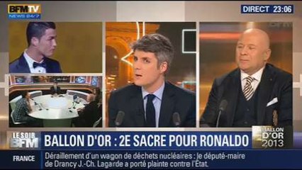 Le Soir BFM: Cristiano Ronaldo sacré Ballon d’Or: que manque-t-il à Ribéry ? - 13/01 3/4