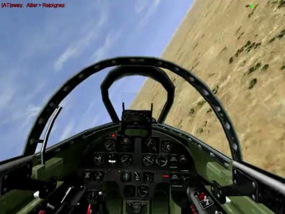 VOL EN COMBAT SUR F86F SABRE DANS LE DESERT