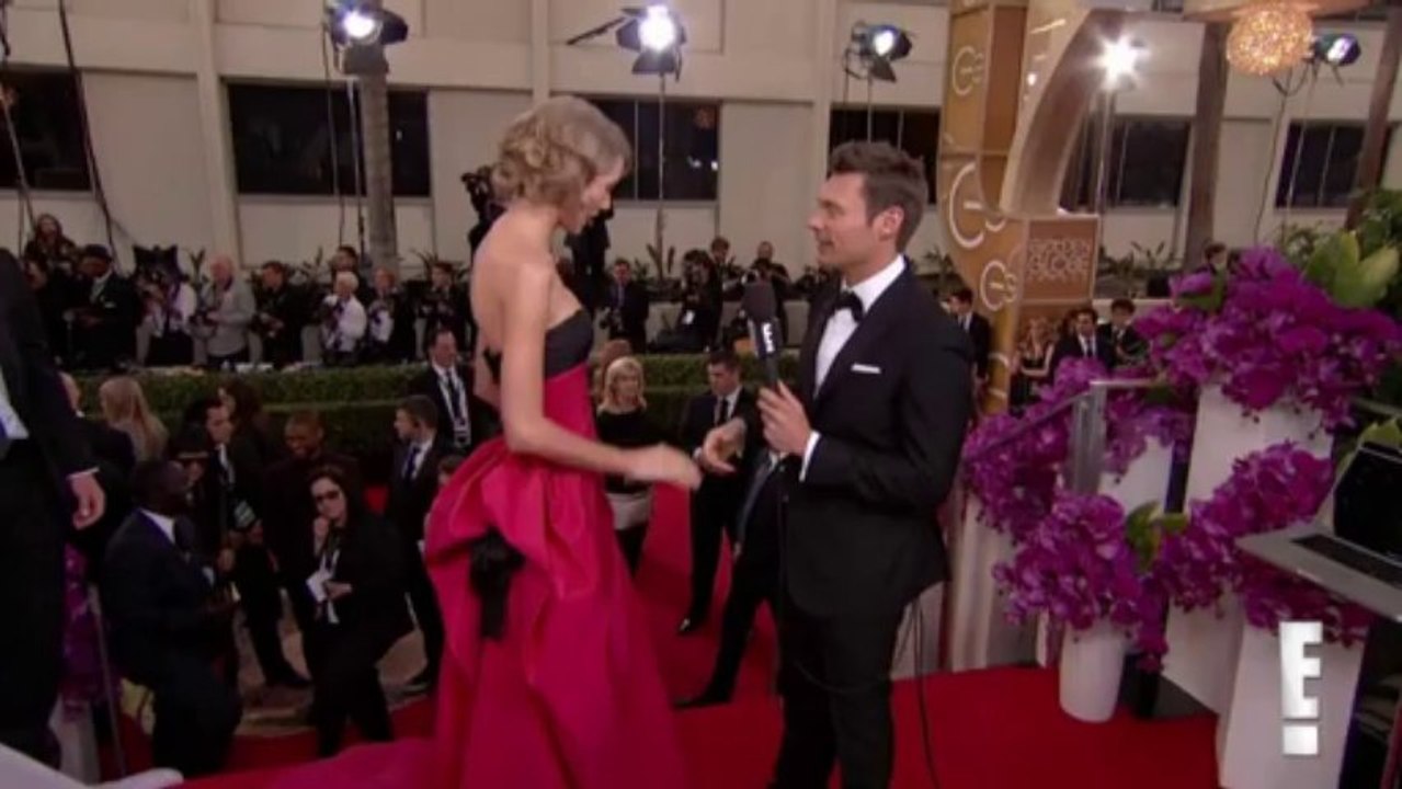 Jennifer Lawrence Golden Globes of Taylor Swift interview