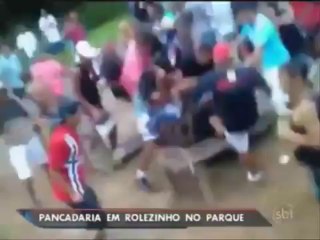 Guarda desmaia ao apanhar