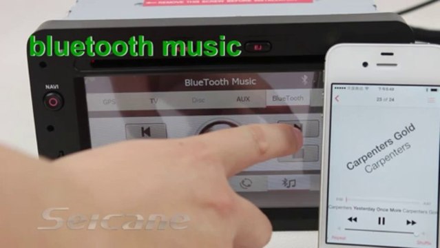 Popular Alfa Romeo Spider bluetooth audio system with rear view camera USB SD