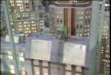 NBC Letterman, 11/1/91 - Dave, Dabney Coleman & Godzilla the Rat