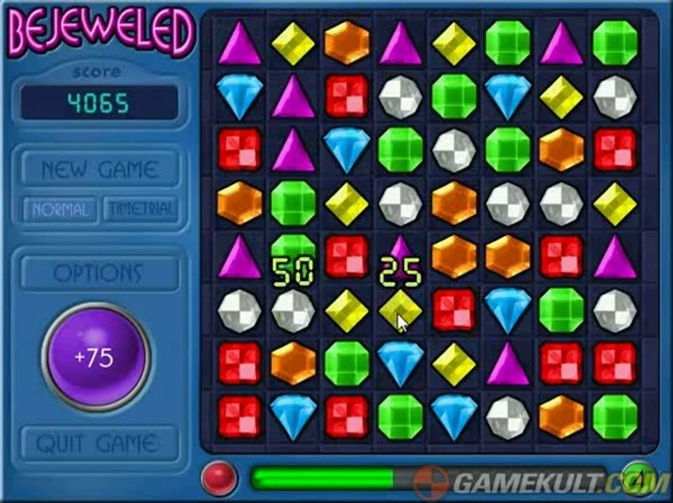 Bejeweled Deluxe - Echange de cristaux