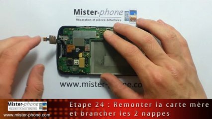 LG Nexus 4 E960 changer ecran LCD vitre tactile Tutoriel HD 720p