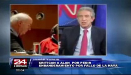Alan García propone embanderar casas el día que La Haya emita su fallo (1/2)