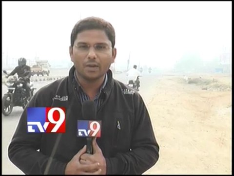 Fog envelops Hyderabad