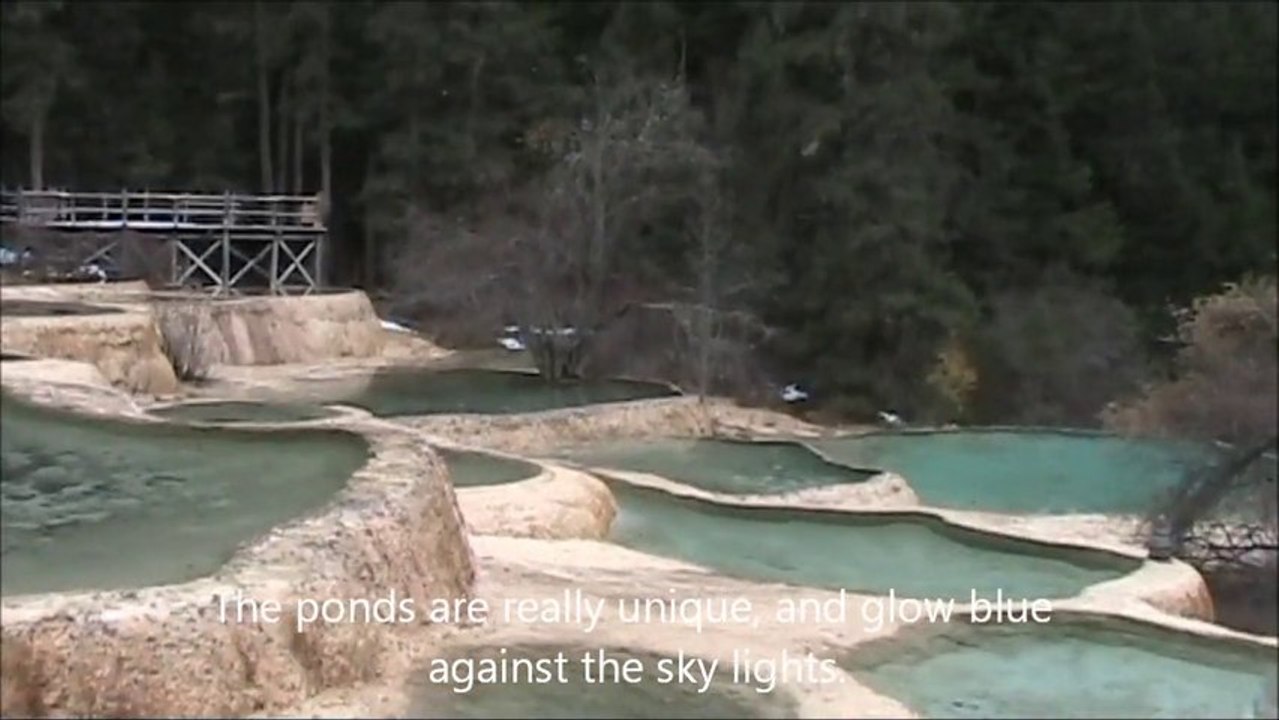 Spectacular Huang Long and its Icy Mountain Peaks, Swiss Alps of the East - Jiuzhaigou, China Holidays