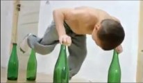 Push-Ups On Bottles