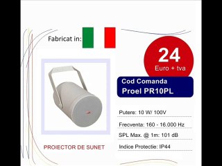 Boxe tavan fals, incinte de perete, coloane audio, hupe pentru instalatii PA