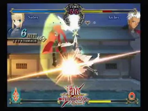 Fate/Unlimited Codes - Vidéo Combat n°1