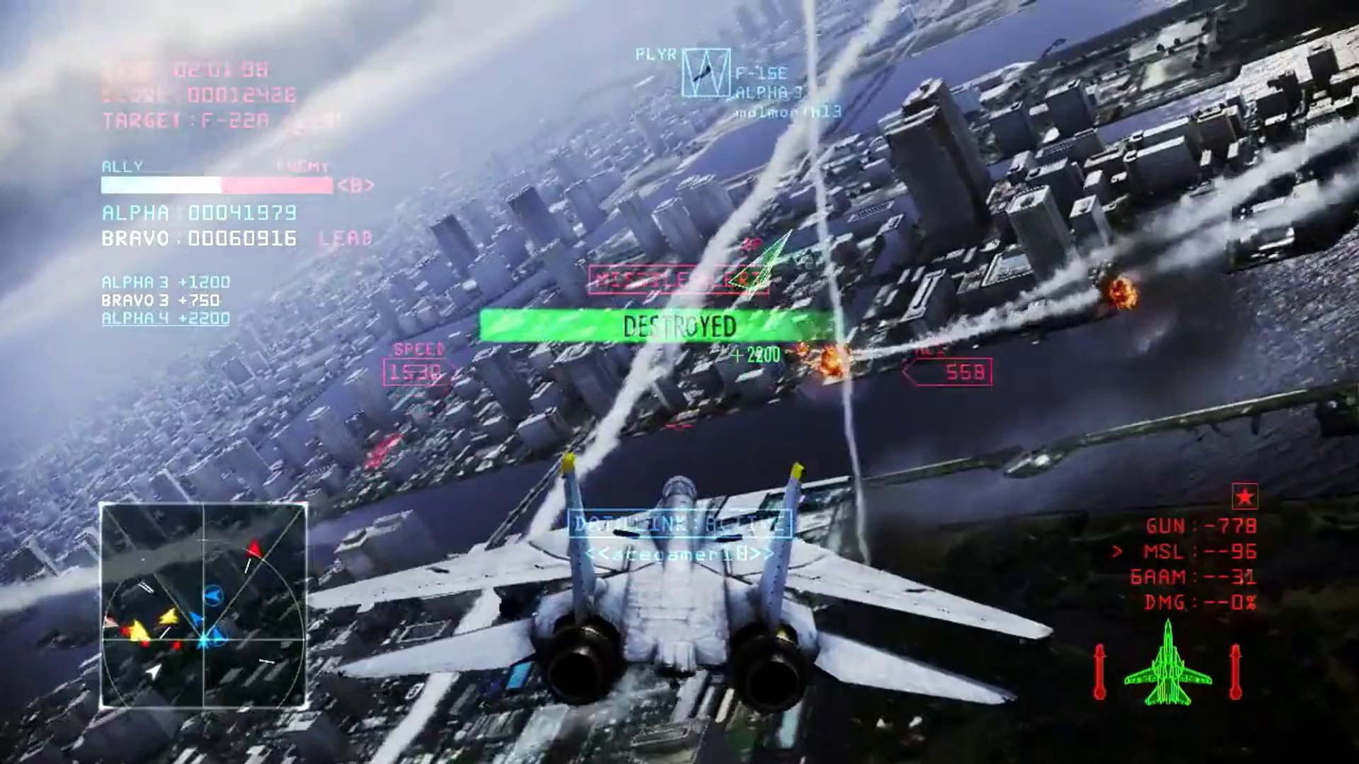 Ace Combat Infinity - Online Coop Missions - Vidéo Dailymotion