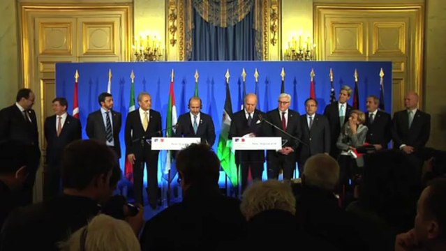 Syrie - Rencontre ministérielle des onze pays du Core Group (Paris, 12 janvier 2014)