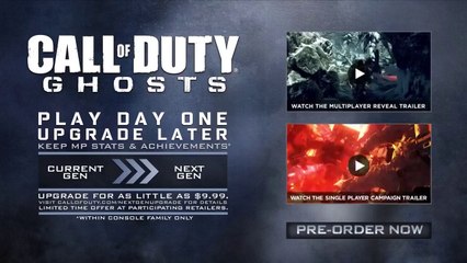 Call of Duty : Ghosts - Gameplay Launch Trailer