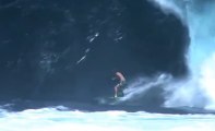Crazy Surfer drinking a Beer while surfing in the Barrel!! Mikey Brennan