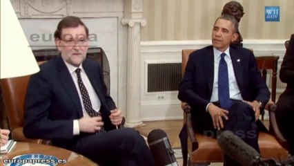 Obama elogia el "gran liderazgo" de Rajoy en la crisis