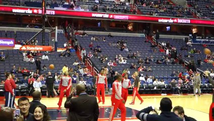 Rockets @ Wizards 1-11-2014, Pre-game