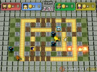 Bomberman Land Wii - Les tapis explosifs
