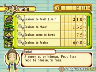 Harvest Moon : L'Arbre de la Sérénité - Prends en de la graîne